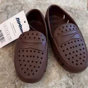 Floafers Kids prodigy driver Brown Water shoes loafer water resistant size c9